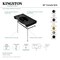 Fauceture VPB136K1ST Imperial Console Sink Basin W/Stainless Steel Leg, Blk/Chrm VPB136K1ST - alternate 7